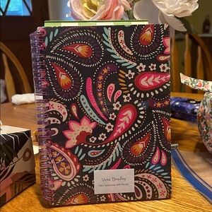 Vera Bradley Paisley Mini Notebook - Pink, Red, and Blue